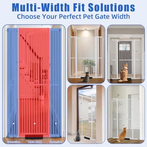 SHYUJAJIE 71 Inch Extra Tall Pet Gate