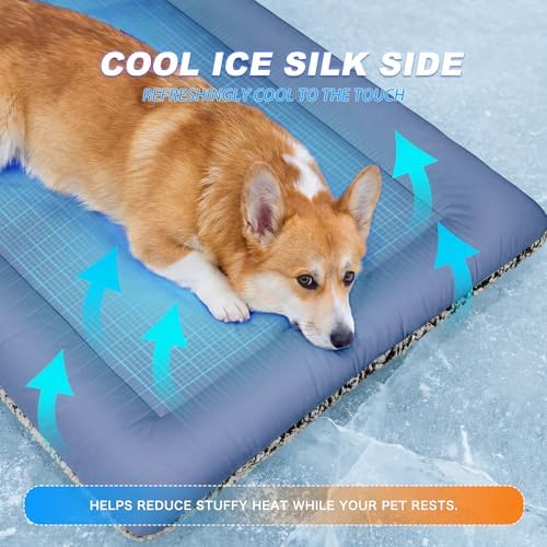 Self Warming Cat Bed, Reversible Cooling Mat