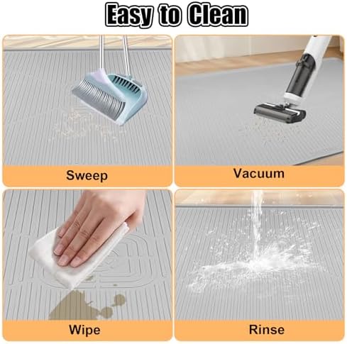 Silicone Cat Litter Mat 45" x 30" Cat Mat