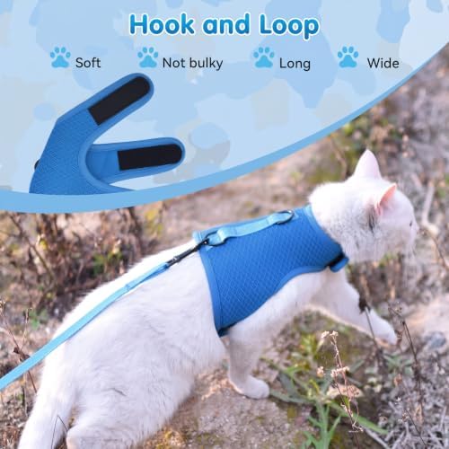Cat Harness and Leash Set for Walking Escape Proof