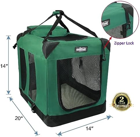 EliteField 3-Door Soft Dog Crate