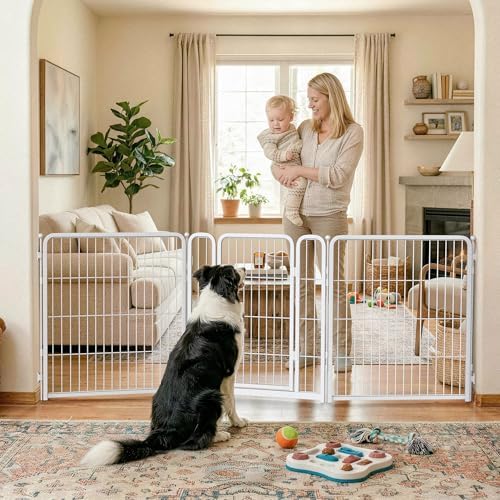 FXW Dog Gate, Extra Wide Adjustable