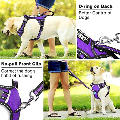 WINSEE Service Dog Vest No Pull Dog Harness