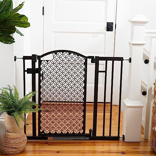 Ingenuity Decorative Panel Tall Baby Gate & Dog Gate, Hardware or Pressure