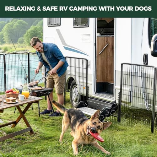 FXW Rollick Dog Playpen with RV Step Grid