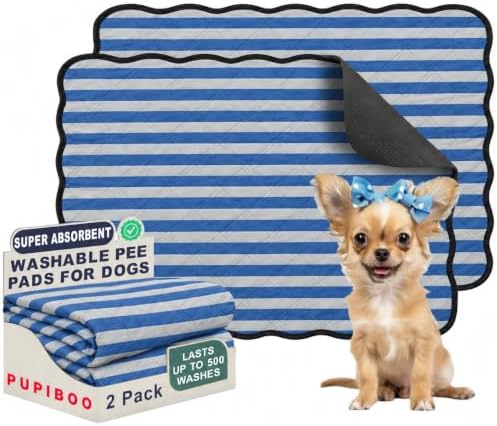 PUPIBOO Washable Pee Pads for Dogs and Cats