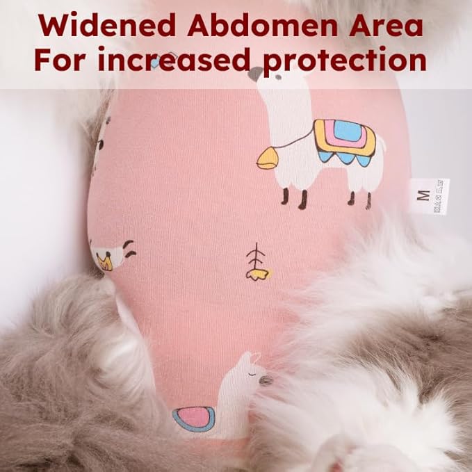Cat Recovery Suit for Spay Abdominal Wounds, Breathable Cat Onesie for Cats After Surgery Female, Kitten Surgical Recovery Suit Female Cone of Shame Alternative for Cats Anti Licking
