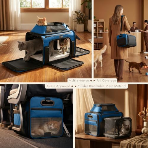 Top-Side Expandable Pet Carrier, Treat Window