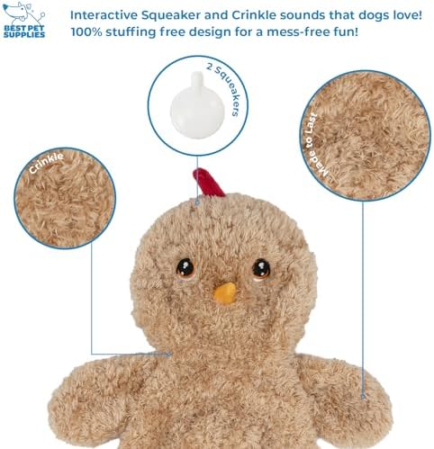 Best Pet Supplies Interactive Squeaky Dog Toy