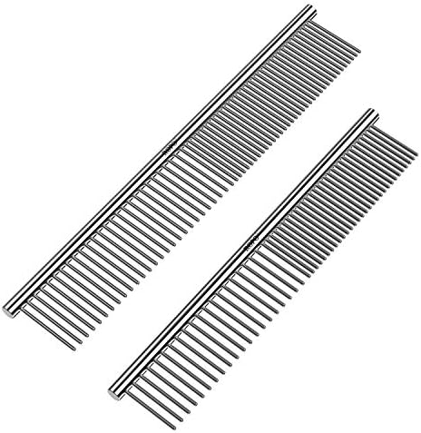 CWXZSTM Pet Steel Combs Dog Cat Comb Tool