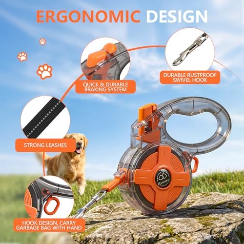 Retractable Dog Leash 13ft