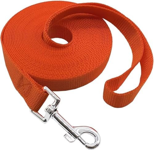Nylon Training Dog Leash for Small Medium Large Dogs, 15ft 20ft 30ft 50ft 100ft