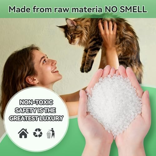 60Pcs Drawstring Cat Litter Tray Liners, 22.8×13.8 In