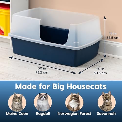IRIS USA XX-Large Side Entry Cat Litter Box