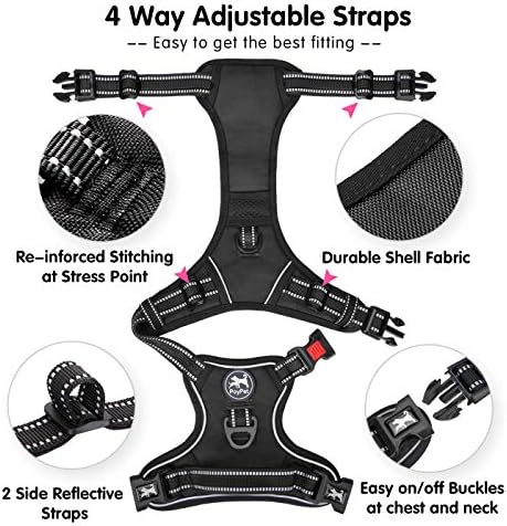 PoyPet Dog Harness Large, No Pull Vest
