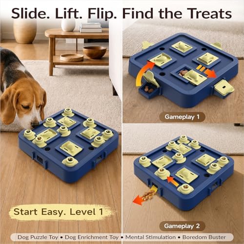 KADTC Dog Chess Puzzle Toy, Mental Stimulation