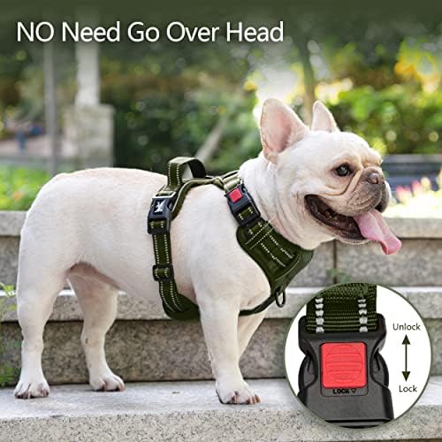 PoyPet No Pull Dog Harness, Reflective Vest