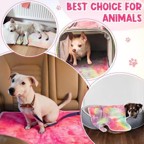 Tatuo 4 Pack Fleece Dog Blanket