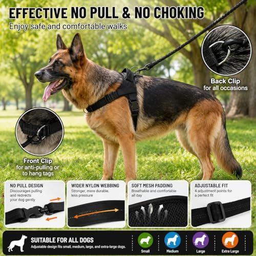 Adjustable Dog Harness No Pull