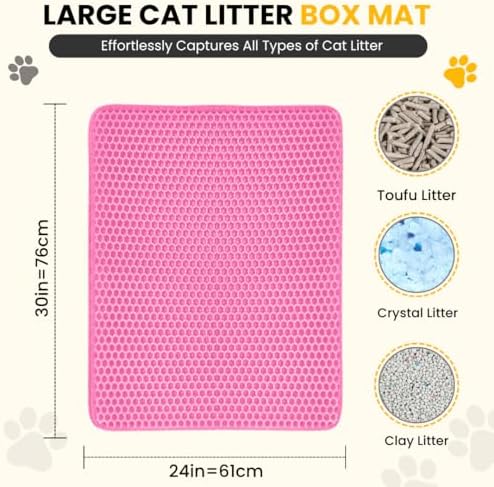 Andalus Brands Large Cat Litter Mat