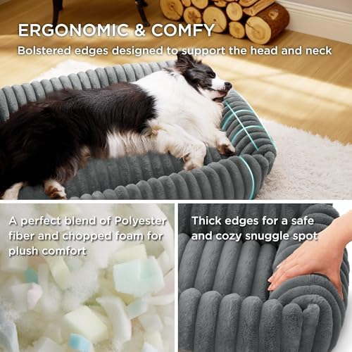 Bedsure ComfyFleece® Cute XL Dog Beds