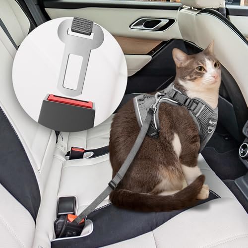Cat Harness and Leash Set for Walking Escape Proof, Adjustable Soft Kittens Vest