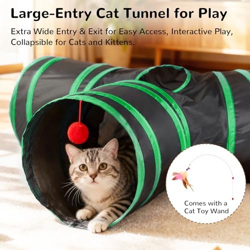 Tempcore Cat Tunnel, 3-Way Collapsible Toy