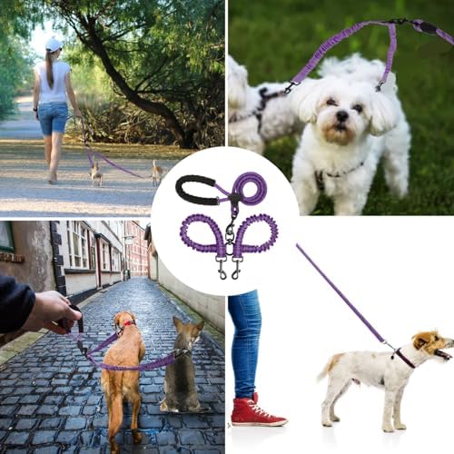 BAOBOTE Double Dog Leash, Dual Dog Leash
