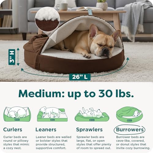 FurHaven Round Orthopedic Dog Bed