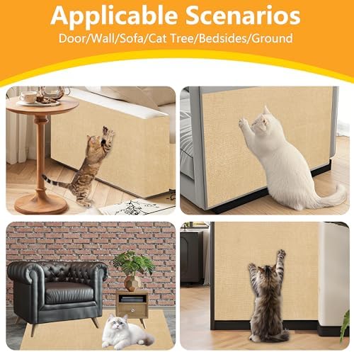 Cat Scratch Pad for Wall, Scratch Furniture Protector