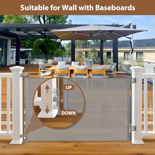Weatherproof Outdoor Retractable Dog Gate