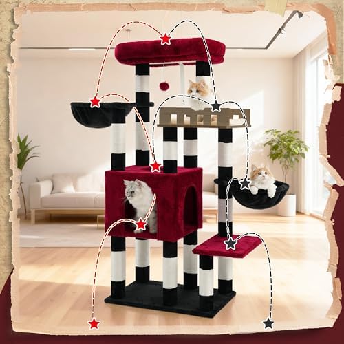 Gitelsnour Sturdy Cat Tree Tower