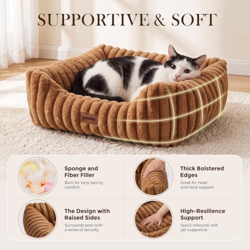 ZOMISIA Orthopedic Dog Bed for Medium Dogs