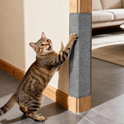 ENONCI Door Protector from Cat Scratching 19.6x7.8 Cat Wall Corner Scratcher
