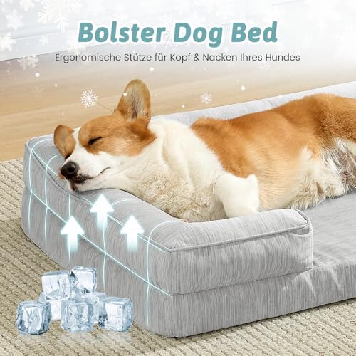 COZY KISS Orthopedic Dog Cooling Bed