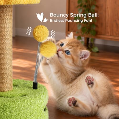 Small Cat Scratching Post with Perch Kitten Toys