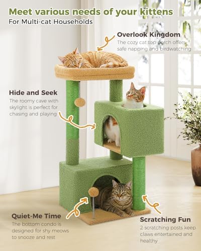 Small Cat Tree for Kittens, 32 in Cat Tower