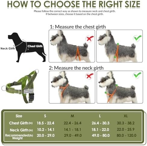 SlowTon No Pull Dog Harness and Leash Set
