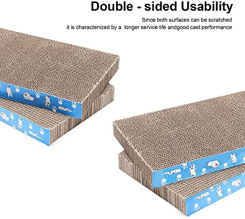 5 Packs in 1 Cat Scratch Pad, Cat Scratcher Cardboard, Reversible, Durable