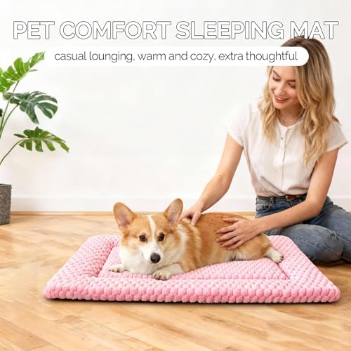 Dog Bed Mat - Dog Crate Pad - Reversible Mat