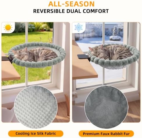 Cat Desk Bed - 2-in-1 Cat Hammock