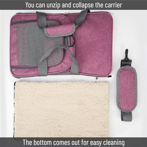 Mr. Pen- Pet Carrier, 17.5" x 11.2" x 11.5", Medium Size
