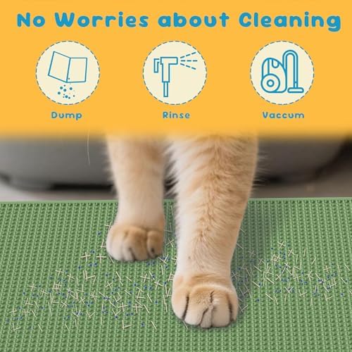 Cat Litter Mat, Silicone Litter Trapping Mat