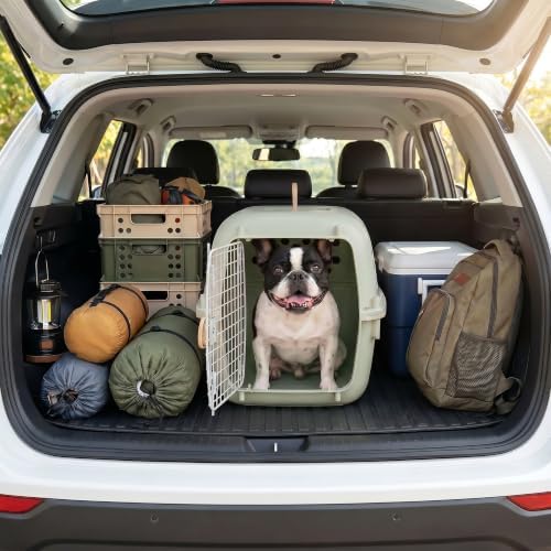 SportPet 26” Small Front Load Hard Sided Pet Carrier Kennel – Easy Access
