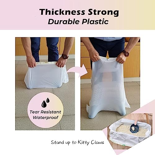 20 Count Jumbo Cat litter Box Liners