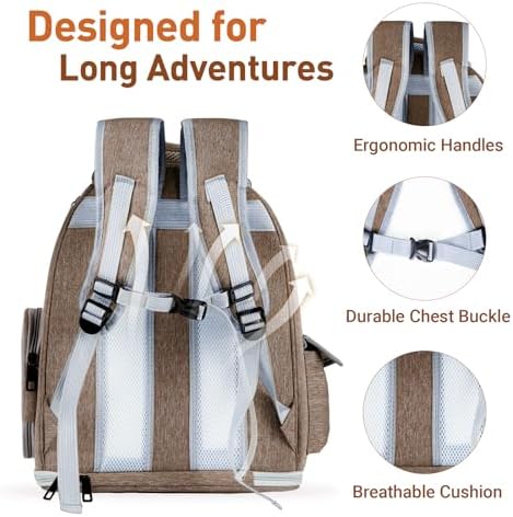Cat Backpack Carrier Clear Bubble Window