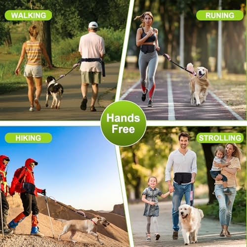 Hands Free Dog Leash, Waist Leash