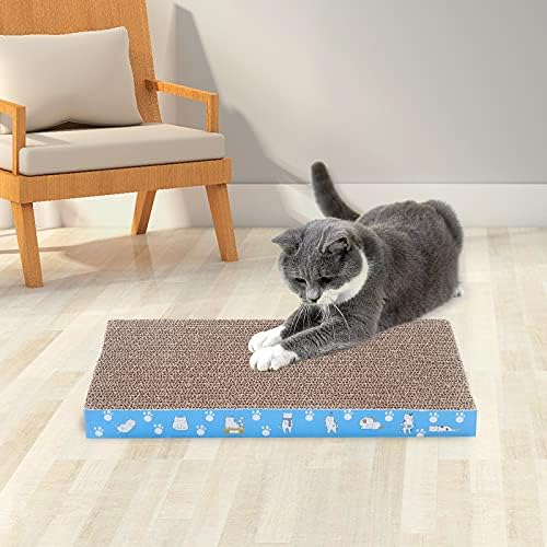 5 Packs in 1 Cat Scratch Pad, Cat Scratcher Cardboard, Reversible, Durable