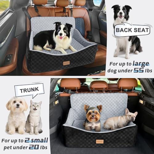 JOEJOY Dog Car Seat for Medium/Large Dogs