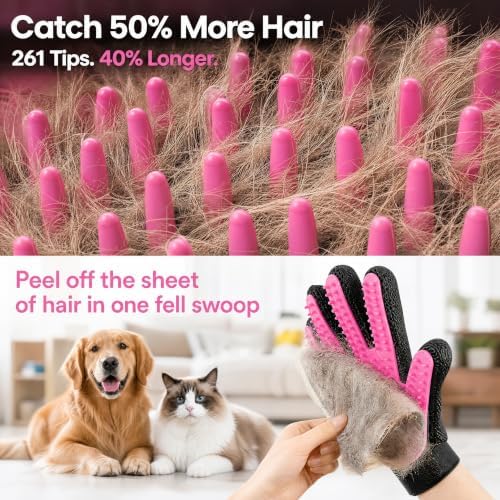 BYETOO Pet Dog Cat Grooming Glove